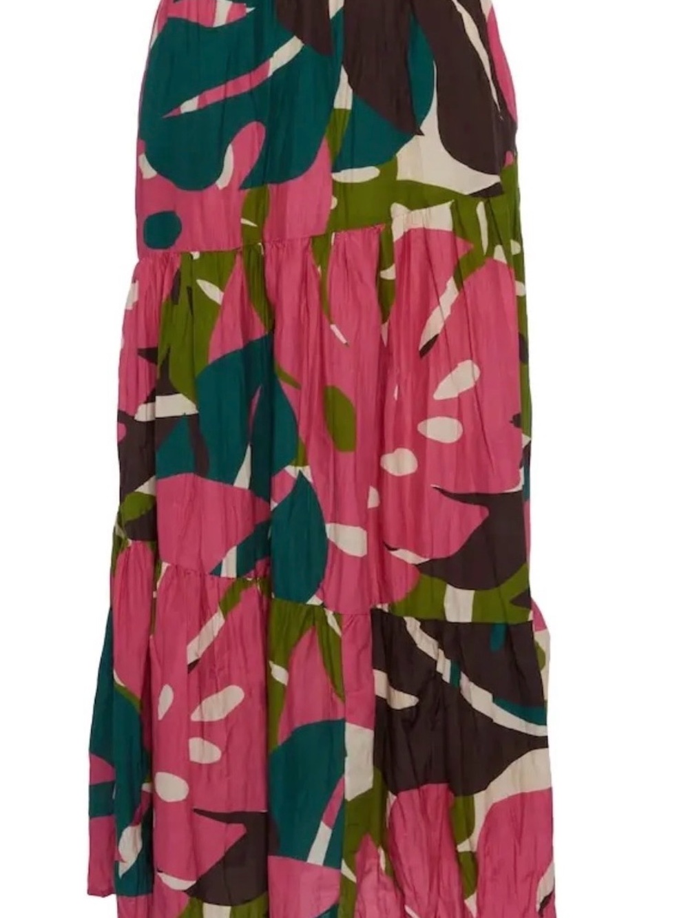 NWT Anthropologie Velvet by Graham & Spencer Lydia Silk-Blend Maxi Skirt Size L - Picture 5 of 10